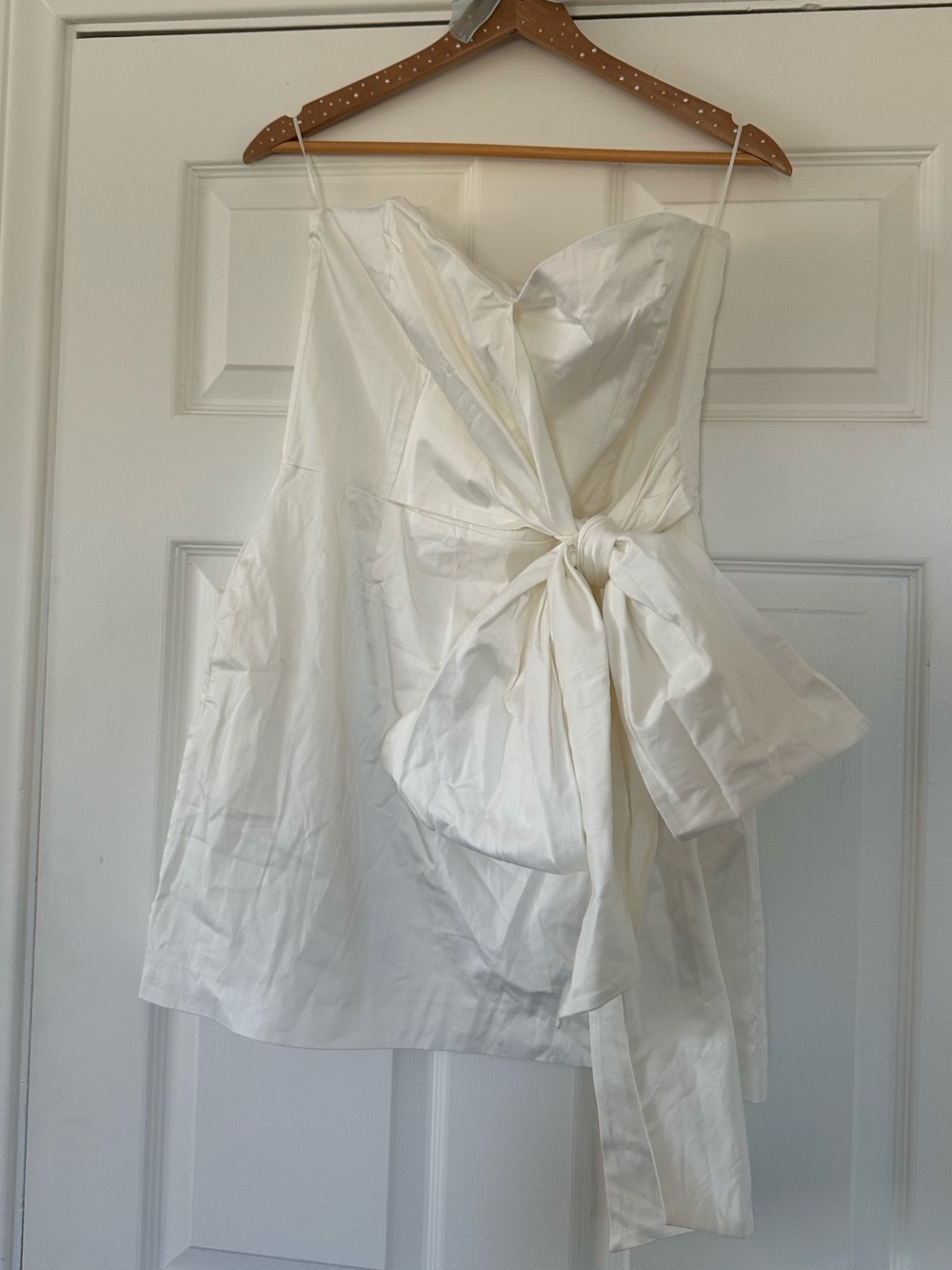 French Connection White Strapless Mini Dress - Bridal Bachelorette
